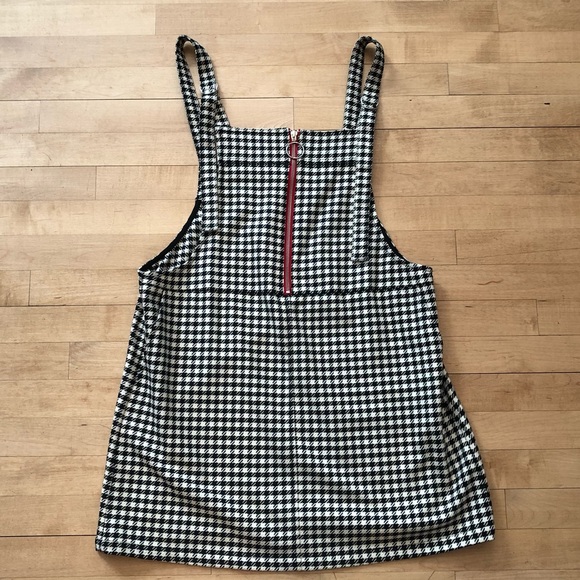 Mango Houndstooth Pinafore Dress - Picture 3 of 6